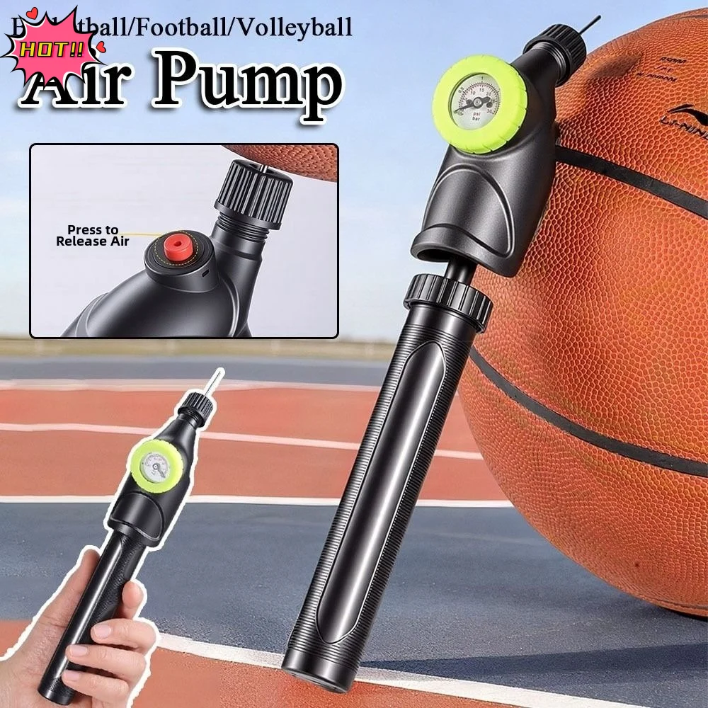 

New Hand Ball Pump With Dashboard Push Rod Air Pump Football Volleyball Air Pump