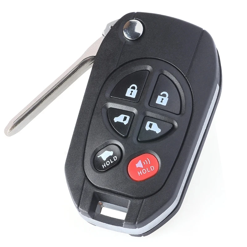 KEYECU 6 Buttons 315MHz for Toyota Sienna 2004 2005 2006 2007 2008 - 2018 Auto Modified Flip Remote Control Key Fob GQ43VT20T