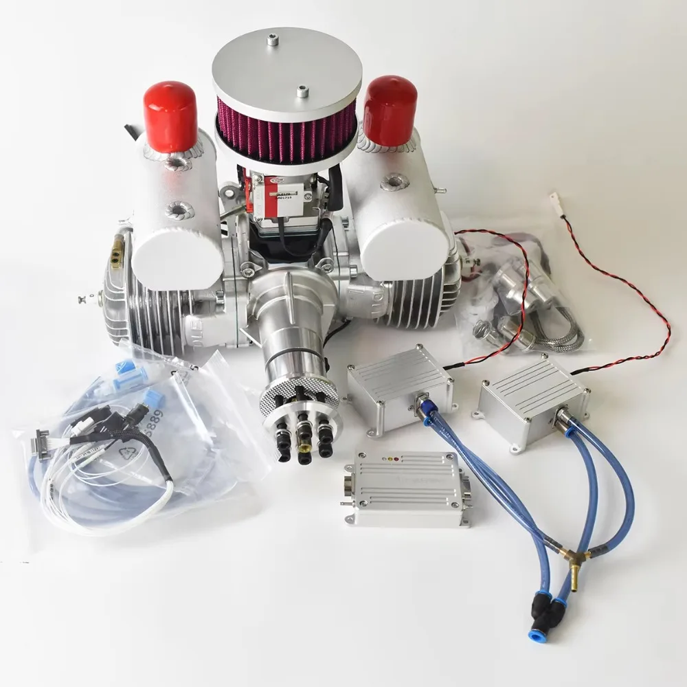 DLE170EFI Gasoline Engine Two-stroke Aviation Aircraft  Electronic Injection Oil-powered Aircraft Model Engine Toy New Model