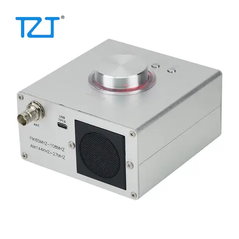 TZT TEF6686 DIY stationär digitalradio öppen källkod fullbandsmottagare DSP RDS AM FM-radio med atmosfärsljus 8 best sales tef 6686 radio - №3