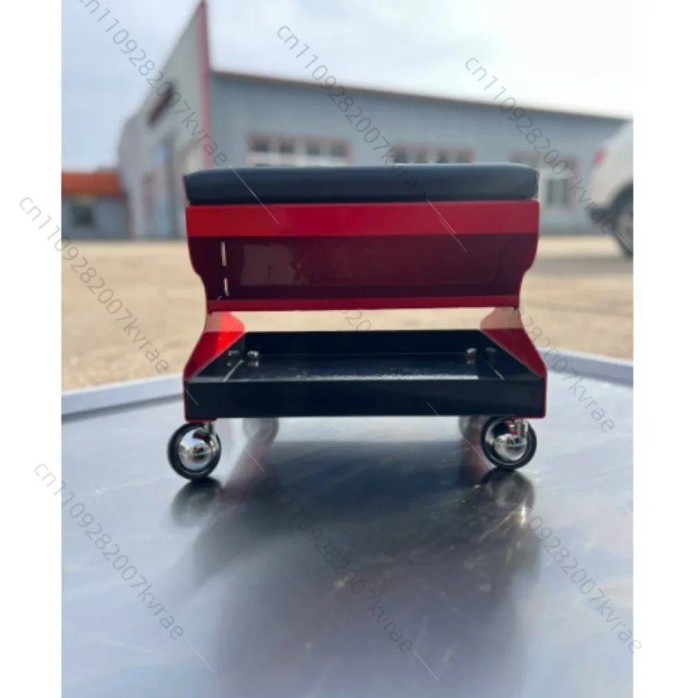 Mobile Automotive Repair Work Chair CZ-735 Alloy Shock-Absorbing, Quiet, Dual-Storage Automotive Repair Stool