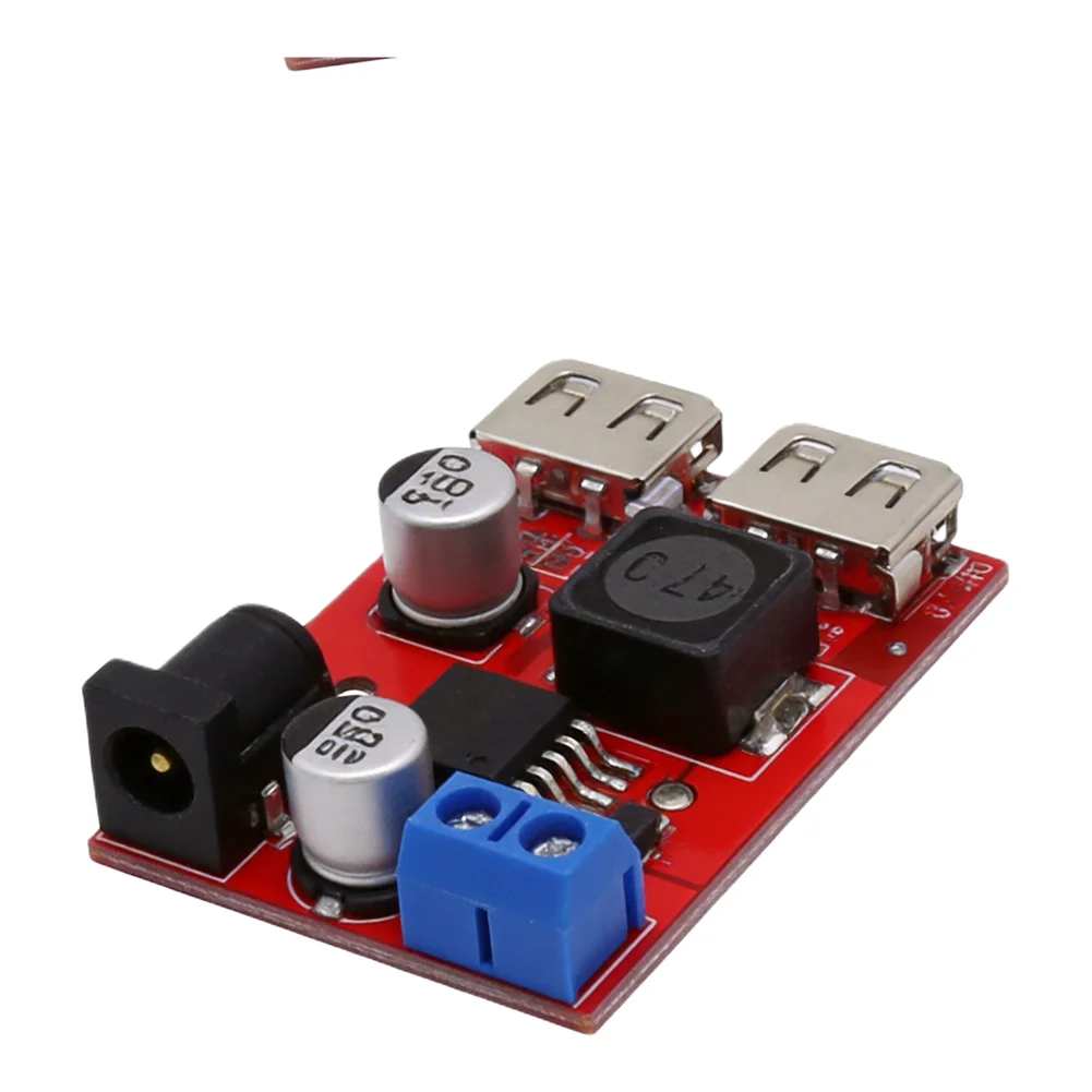 50x35x12mm Solar Controller Charger Dual USB Charger Simultaneous Charging 6V-40V DC Input Compact And Portable