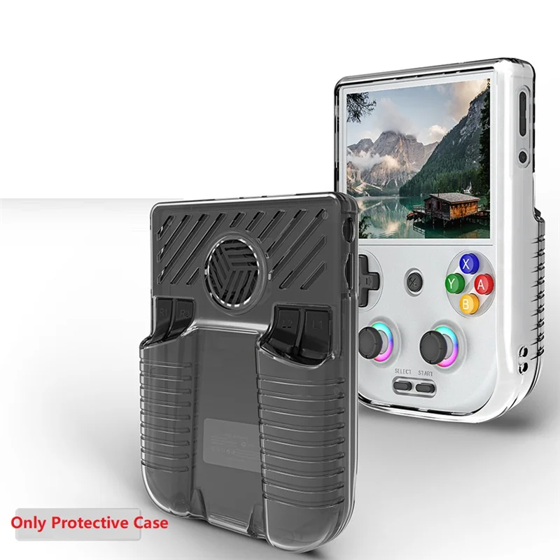 A73E-Handle Grip Holder Shell For Anbernic RG406V Game Console Protective Case Cover Game Accessories