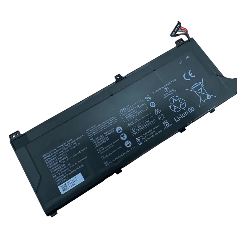 

HB4692Z9ECW-22A Laptop battery For D14 NblL-WDQ9HN Nbl-WAQ9H NbIL-WFP9 NbDE-WFH9 7.64V 7330mAh/56WH