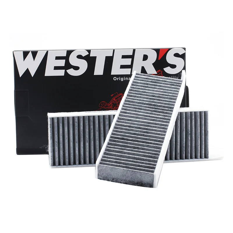 For Peugeot 3008 MPV 5008 1,2 C4 GRAND PICASSO DS 5 1.6 2.0 Set of 2 Activated Carbon Cabin Filter CU29003-2 MK9830