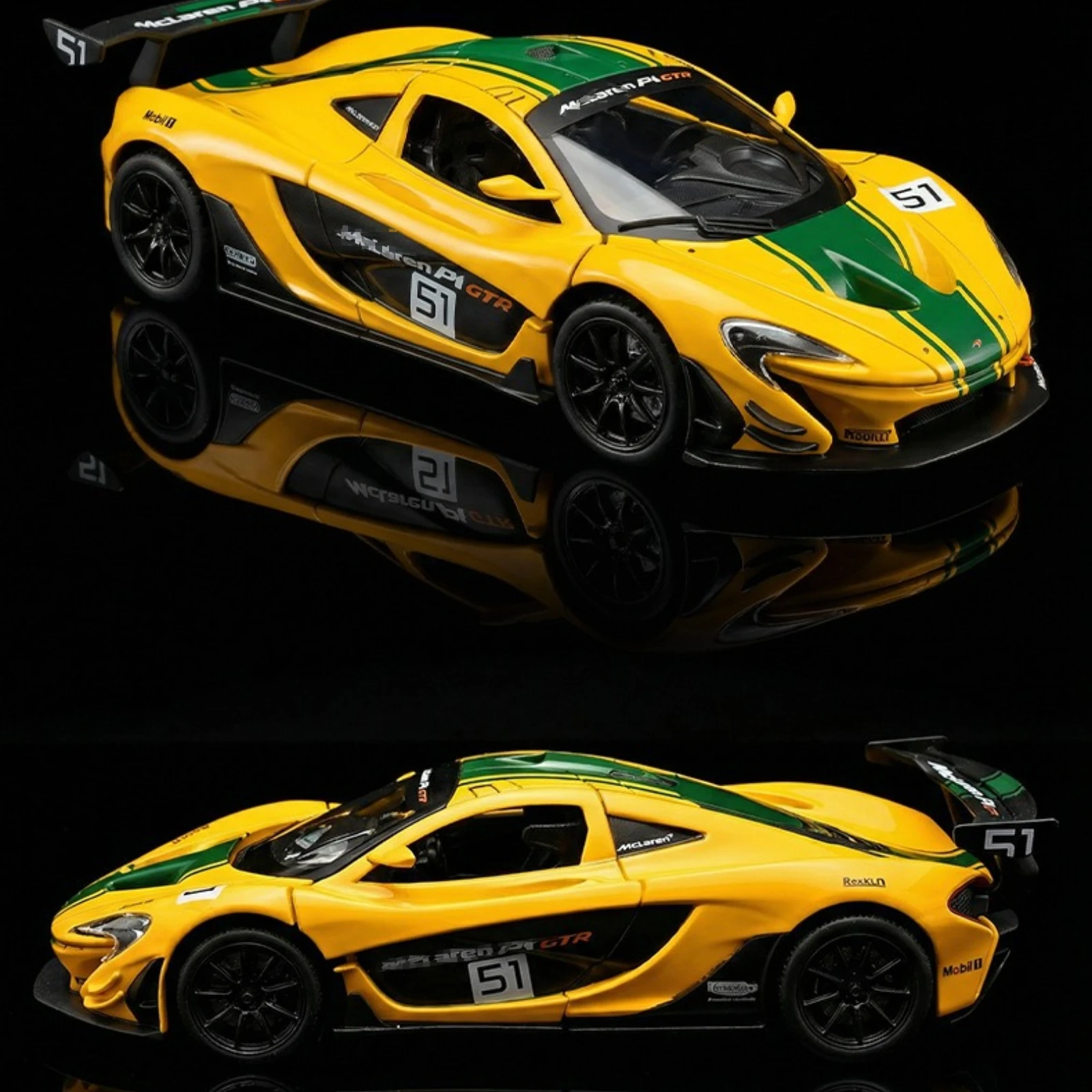 

1:24 P1 Alloy Car Model with Lights & Sounds - Ideal Gift for Car Lovers & Kids