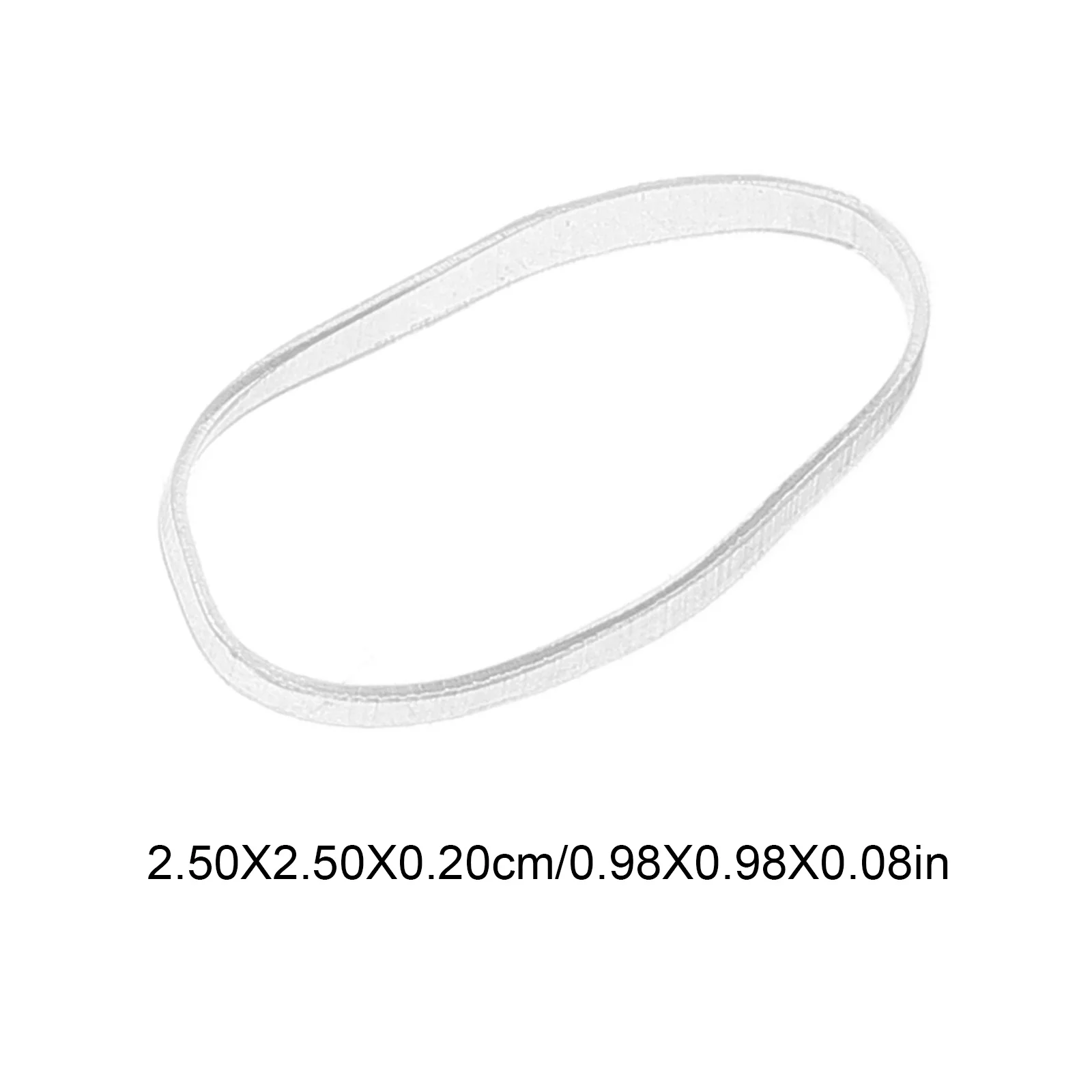 300 قطعة من أربطة الشعر المرنة الشفافة حامل ذيل حصان صغير شفاف للنساء الضفائر ربطات شعر صغيرة قابلة لإعادة الاستخدام ناعمة قابلة للتمدد #2