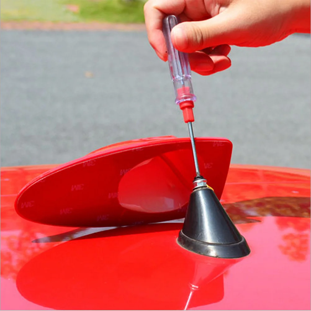 

Trendy Shark Fin Antenna 16x7x65cm ABS Material Car Decorative Accessory Easy Install Remove Fm Fin Antenna