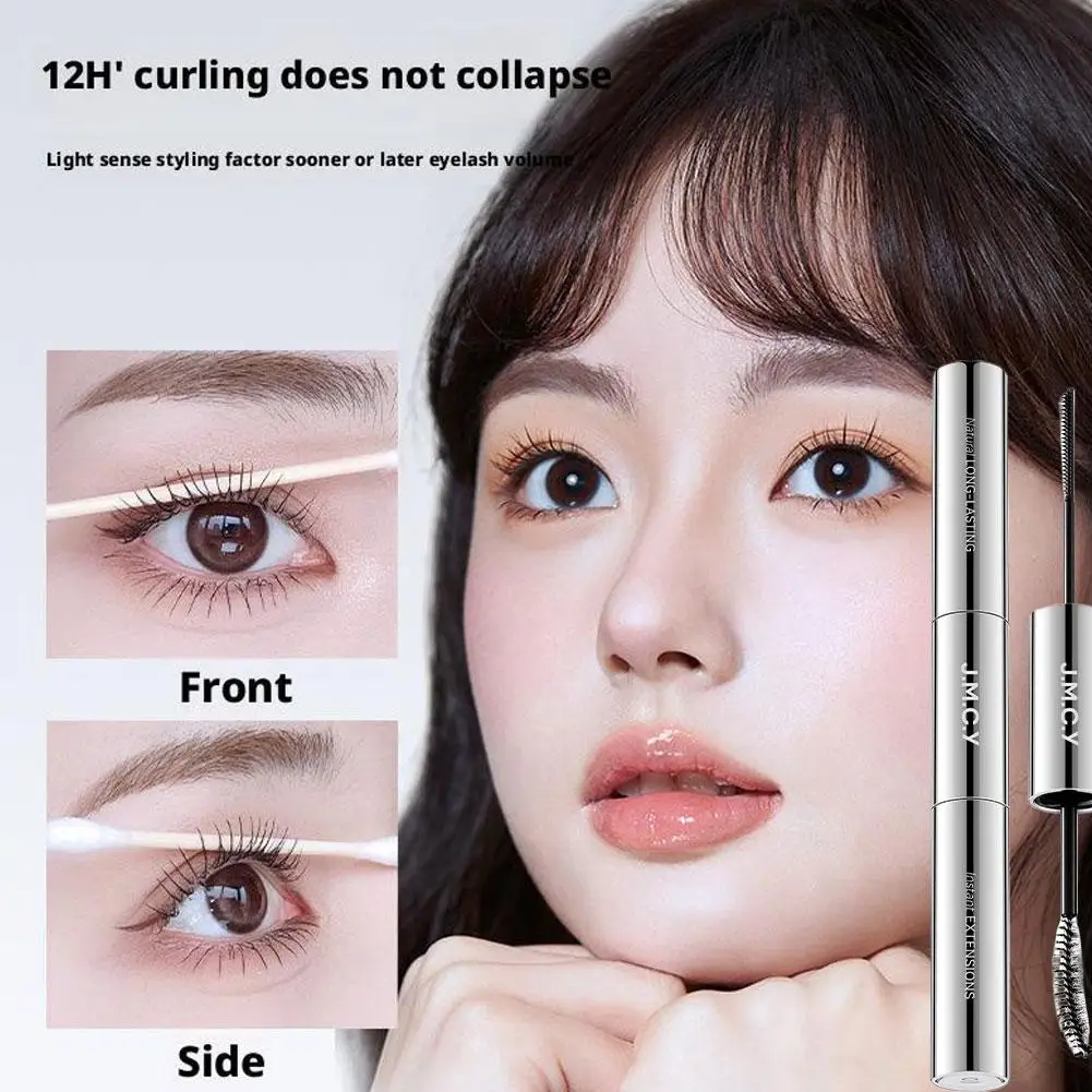 Mascara à Double extrémité, imperméable, longue durée, maquillage en soie, Fiber Sexy, allonge les yeux, cosmétiques pour cils J1B4