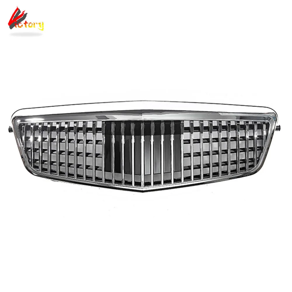 For Mercedes-Benz E Class W212 E180L E200L E320L E260L Pre-facelift 2009-2012 ABS Chrome Black Front Bumper Grille Grills