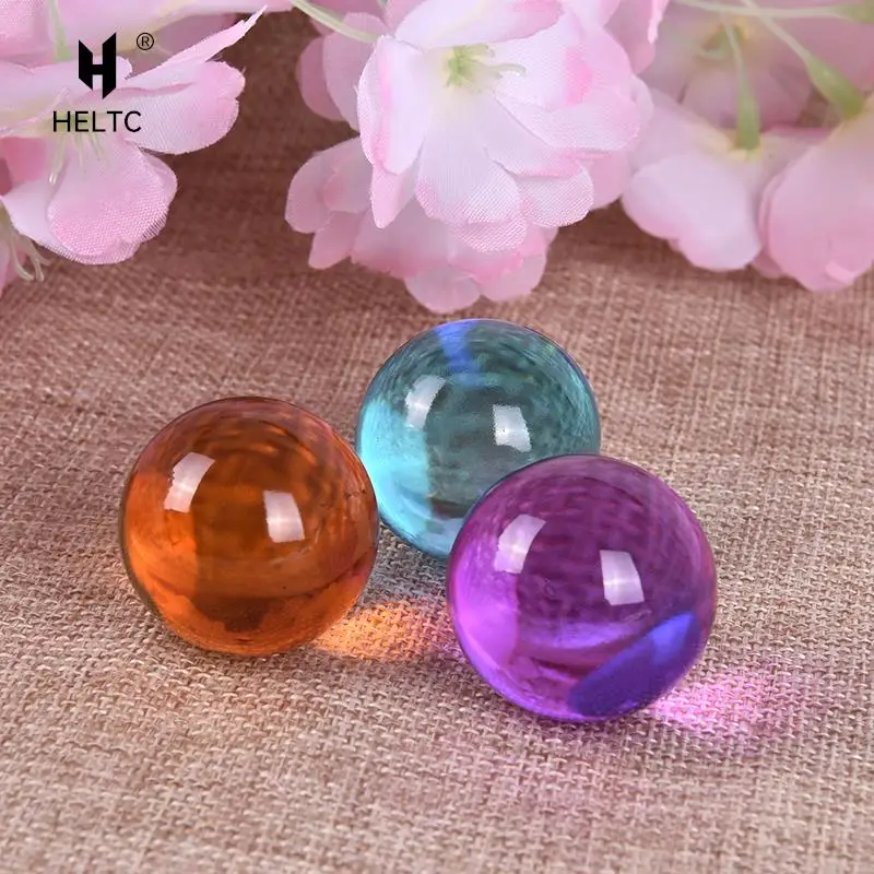 1Pc 30mm Feng Shui Mini Cute Crystal Ball Asian Rare Natural Magic Ball Healing Sphere Quartz Balls Crystal Craft Office Decor