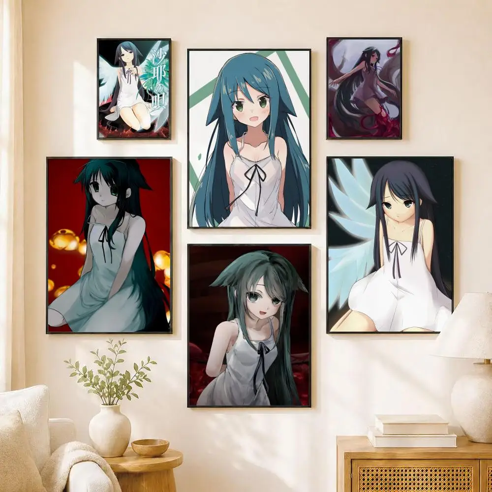 S-Saya No Uta The Song Of Saya Poster Water Proof Paper Print Room Decor Stickers Art Wall Decor Living Room