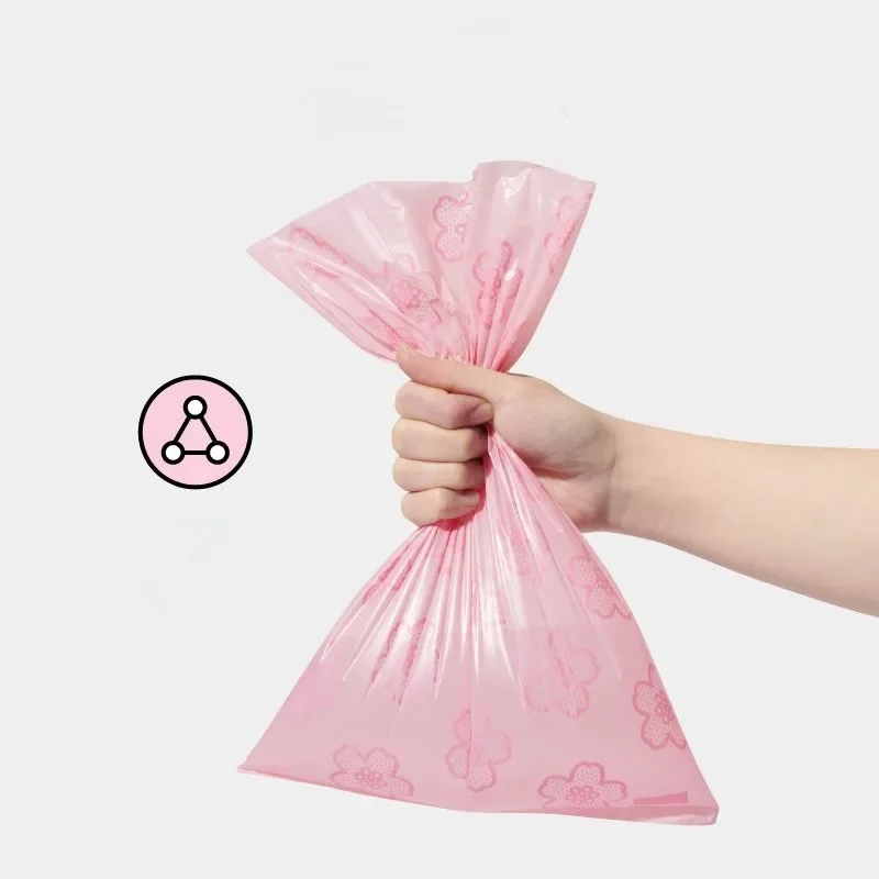 Sakura Fragrance Capsule Moulding Poop Pick Garbage Bag Outdoor Travel Thickening Type Portable Pooper Scooper Pet Products