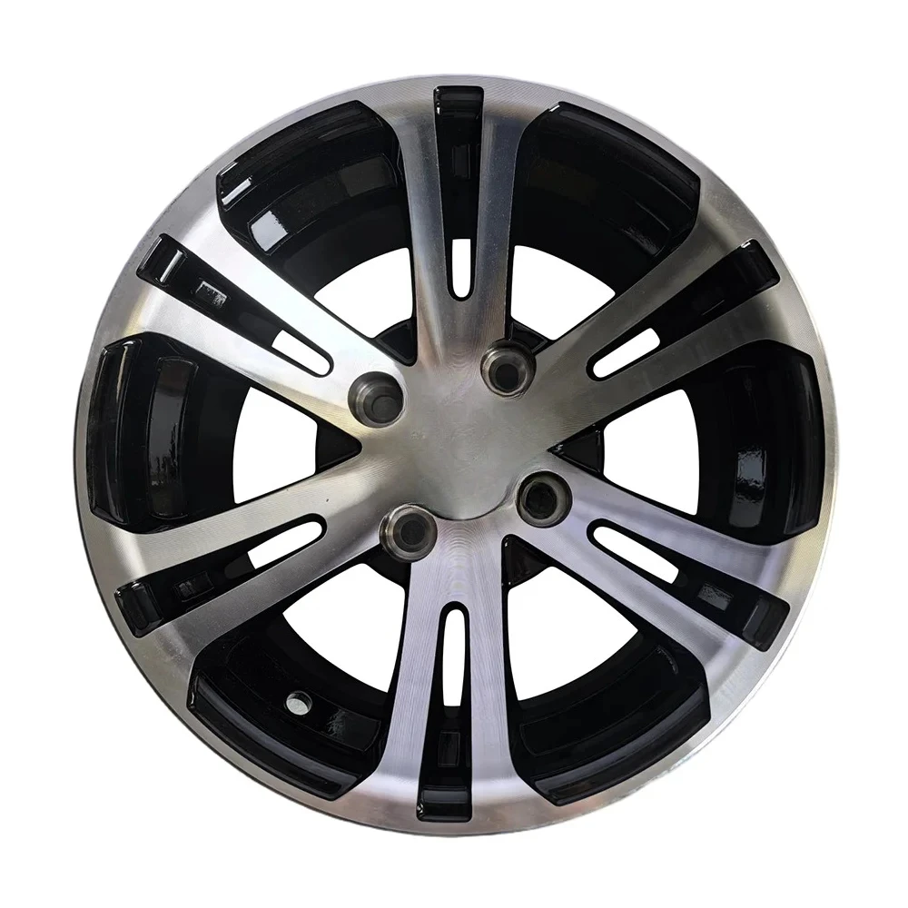 

Brilliant Black Cart Wheels NBR12-01B (12X7 - 4 - 101.6-70 - negative 10)