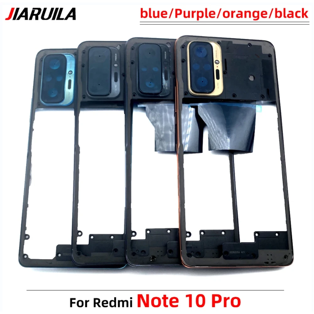 For Xiaomi Redmi Note 10 / Note 10s / Note 10 Pro Middle Frame Holder Housing Replacement Repair Parts