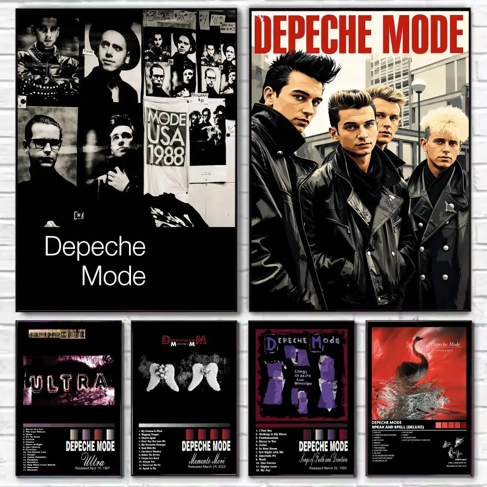Band D-DEPECHE MODE Poster HD Art Decorative Wall Art Waterproof Home Décor for Living Room Bedroom Café Stylish Gift