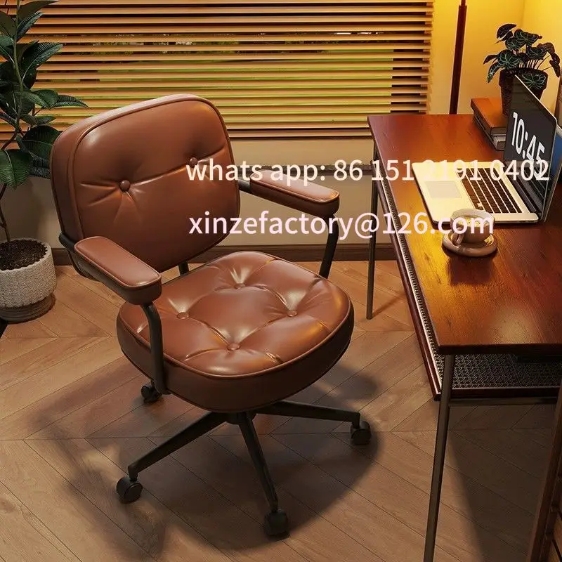 

Customizable Computer Chair Home Comfort Light Luxury Study Desk Back Chair Lifting Swivel Chair