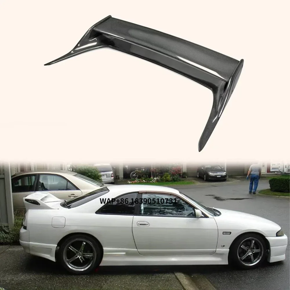 

For Skyline R33 GTR OE Style Rear Trunk Boot Spoiler Wing Carbon Fiber