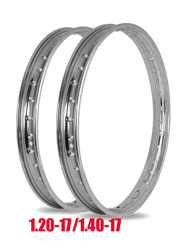 

Motorcycle Wheel Rim for Honda Lifan Loncin Jialing Dayun JH70 CD70 C70 Cub 70cc Front 1.20-17 Rear 1.40-17 17-Inch Spoke Rim