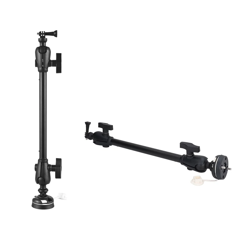 Adjustable Kayak Camera Mount Base Safety Camera Holders With Long Arm Marine Boat Camera Bracket Accessories