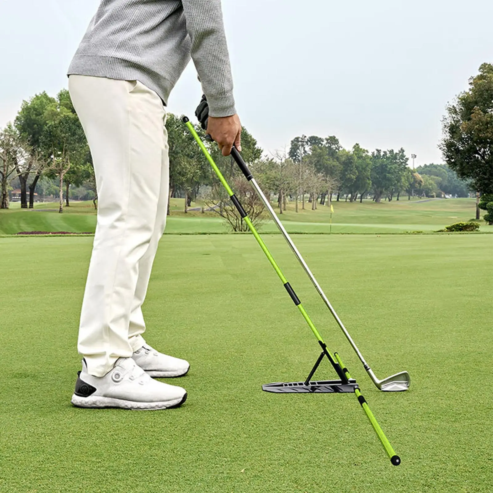 

Портативные складные тренировочные палки для гольфа, многофункциональные стиковы для выравнивания, инструменты для тренировки свинга в гольфе