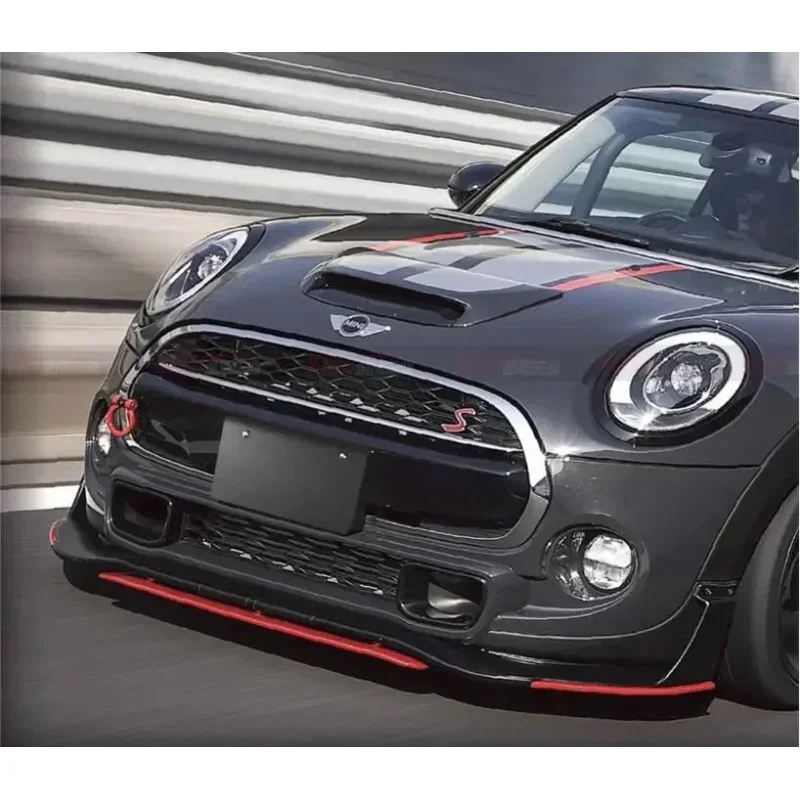 Real Carbon Fiber Front Bumper Lip Splitters Body Kit Aprons Cup Flaps Cover For MINI F56 JCW GIOMIC-STYLE