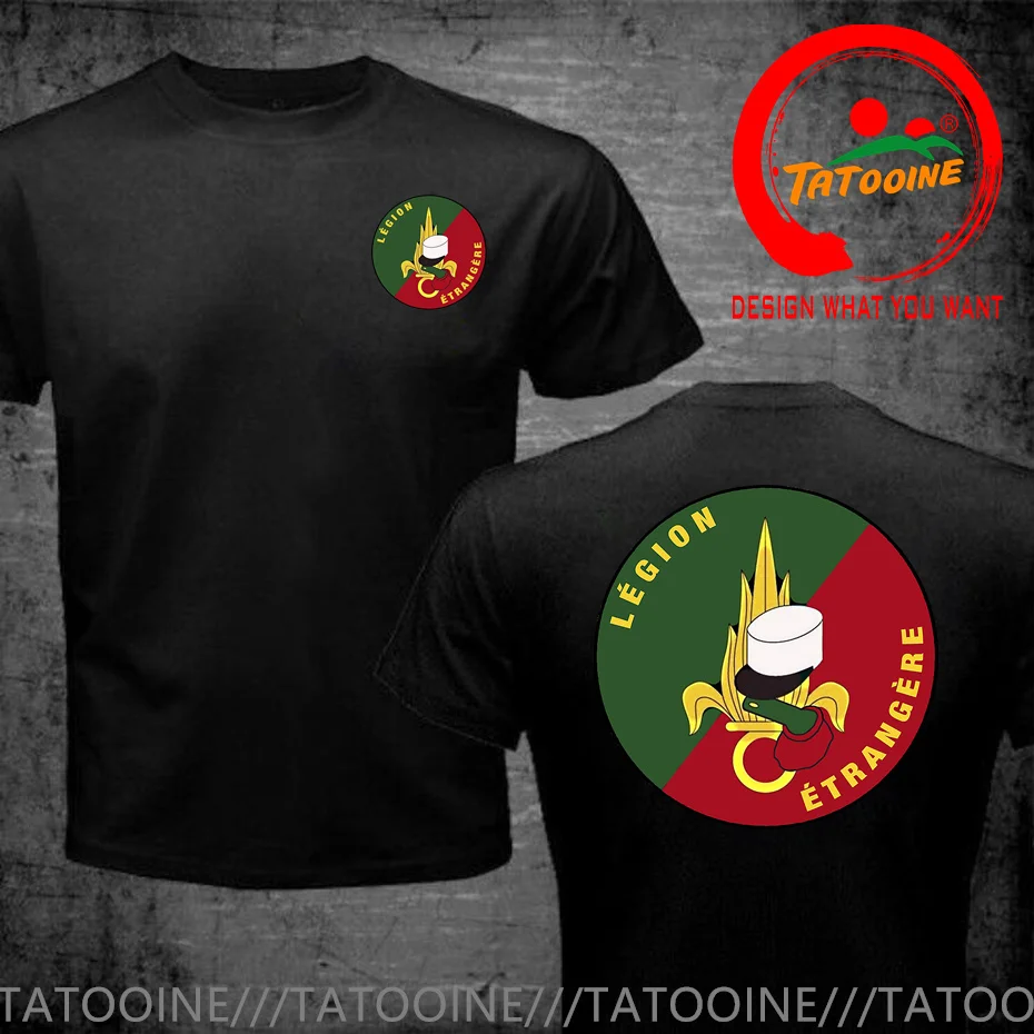 French Foreign Legion T Shirt Men Légion étrangère Men's T-Shirt Short Sleeve Casual 100% Cotton O-Neck Mens T Shirts for Male