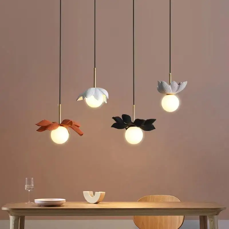 Modern LED Pendant Lights Study Room Hanging Light Bedroom Bedside Bar Small Lamps Indoor Lighting for Living Room Chandelier