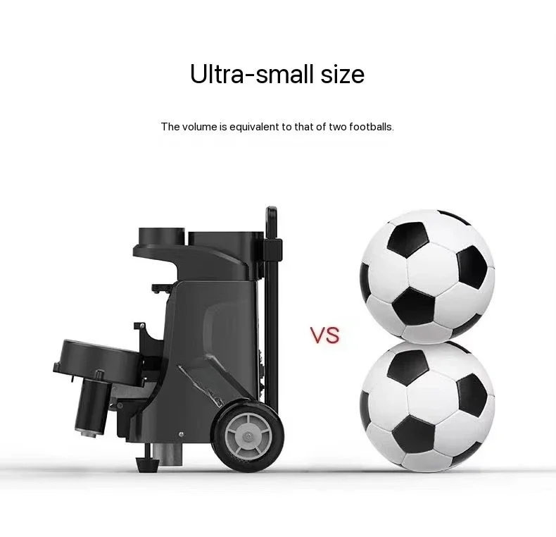 Pusun PB-Mini Badminton Serve Machine Portable Single Player Trainer with ABS & Metal Construction Self Training Feeding System view 2