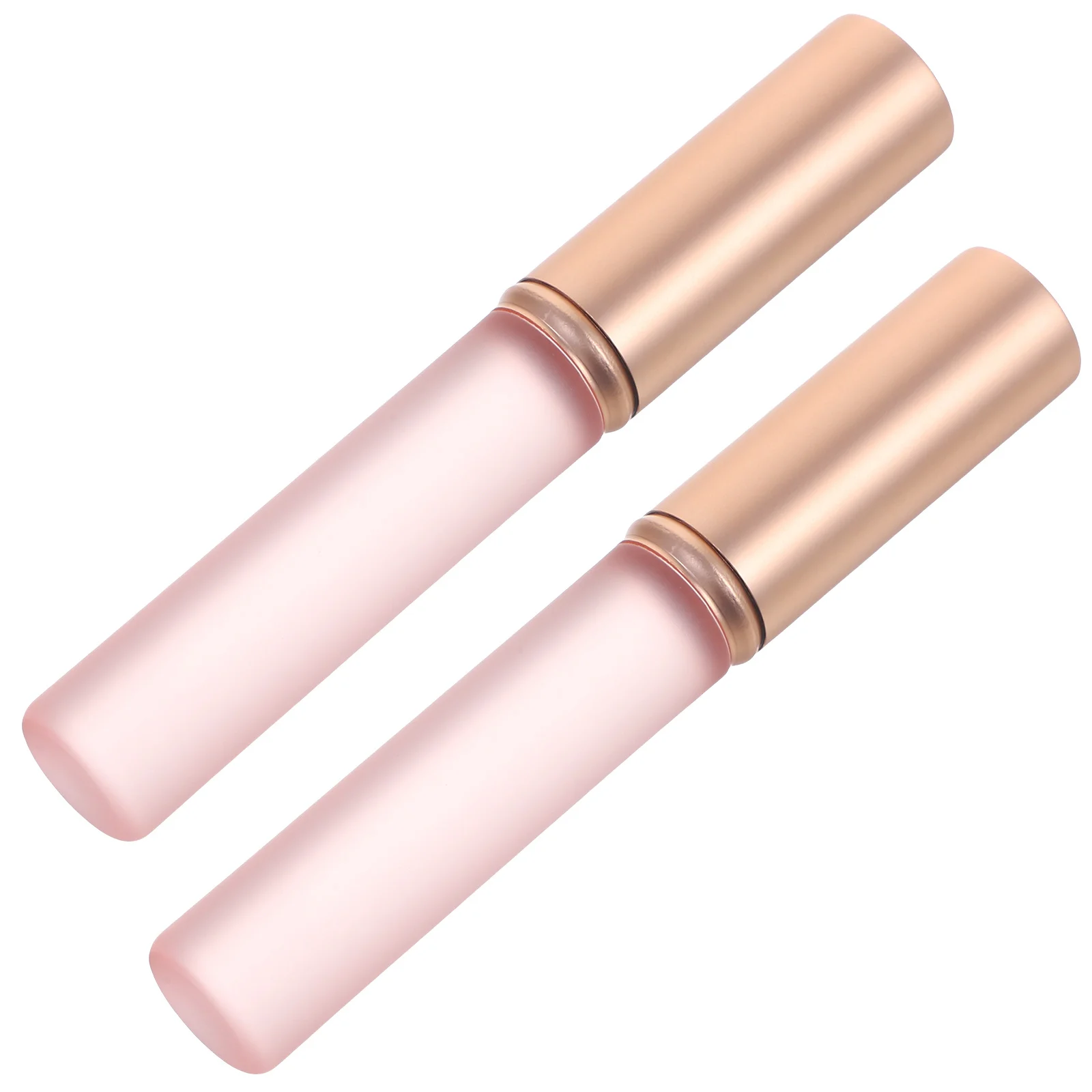 Varinhas aplicadoras de batom, 2 peças, pincel de maquiagem reutilizável para mulheres, brilho labial, contorno, sombra, bálsamo, aplicação on the go