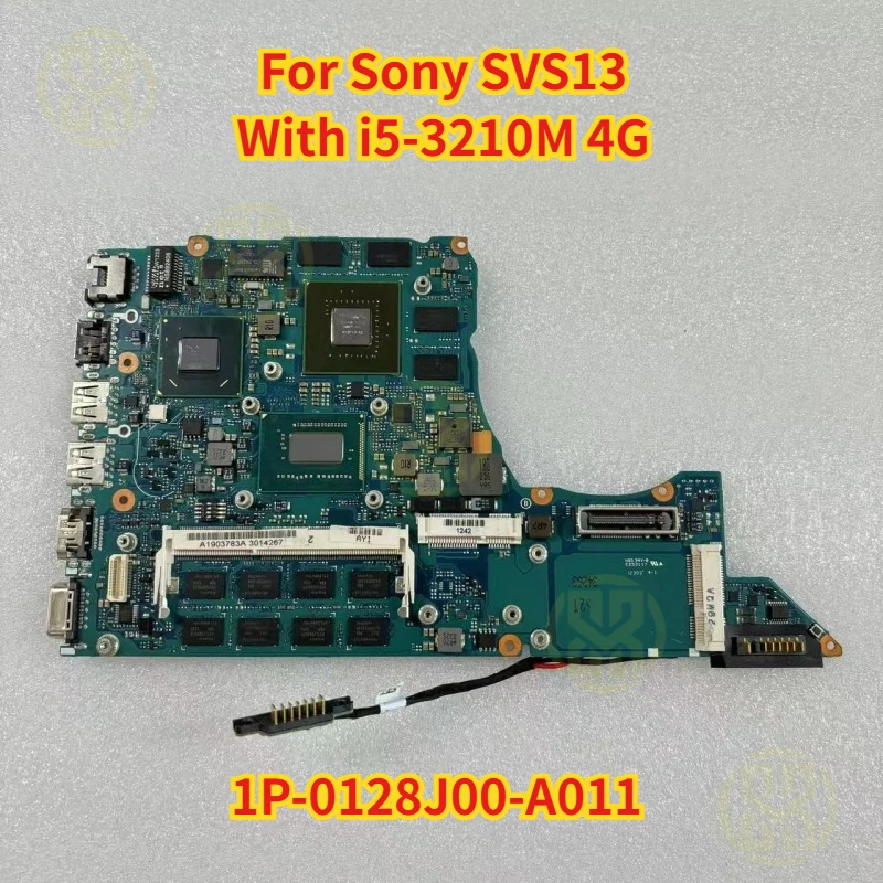 

V121_MB_M MBX-259 для ноутбука Sony SVS13, материнская плата с i5-3210M 4G GT640M 1P-0128J00-A011, протестировано нормально
