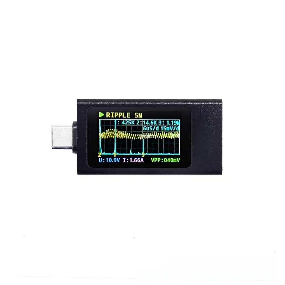 PD3.0 For QC3.0 Protocol Power Meter Tester For Charger 240W Fast Charging Support Real-Time Voltage Current Power Monitoring