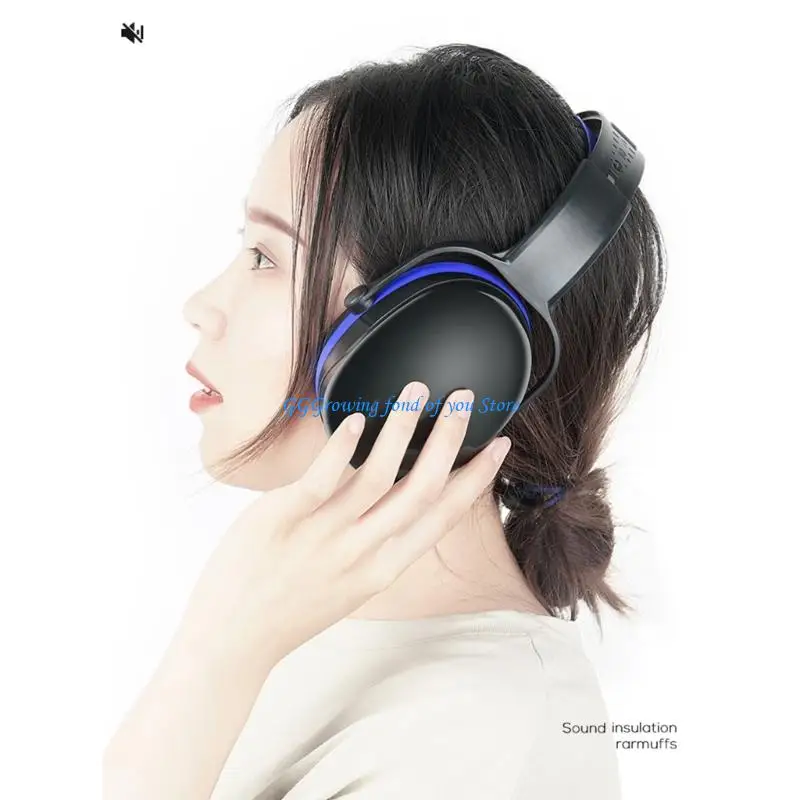 

H9EB Soundproof Noise Blocking Ear Muffs Covers With Comfort Fit Design Professionals