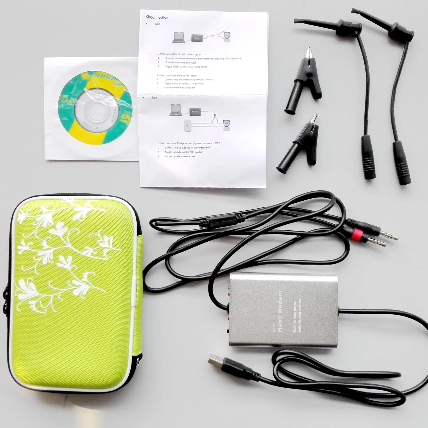 Neues M195 Hart-Modem USB mit integriertem 24-V-Hart-Kommunikator 475 375