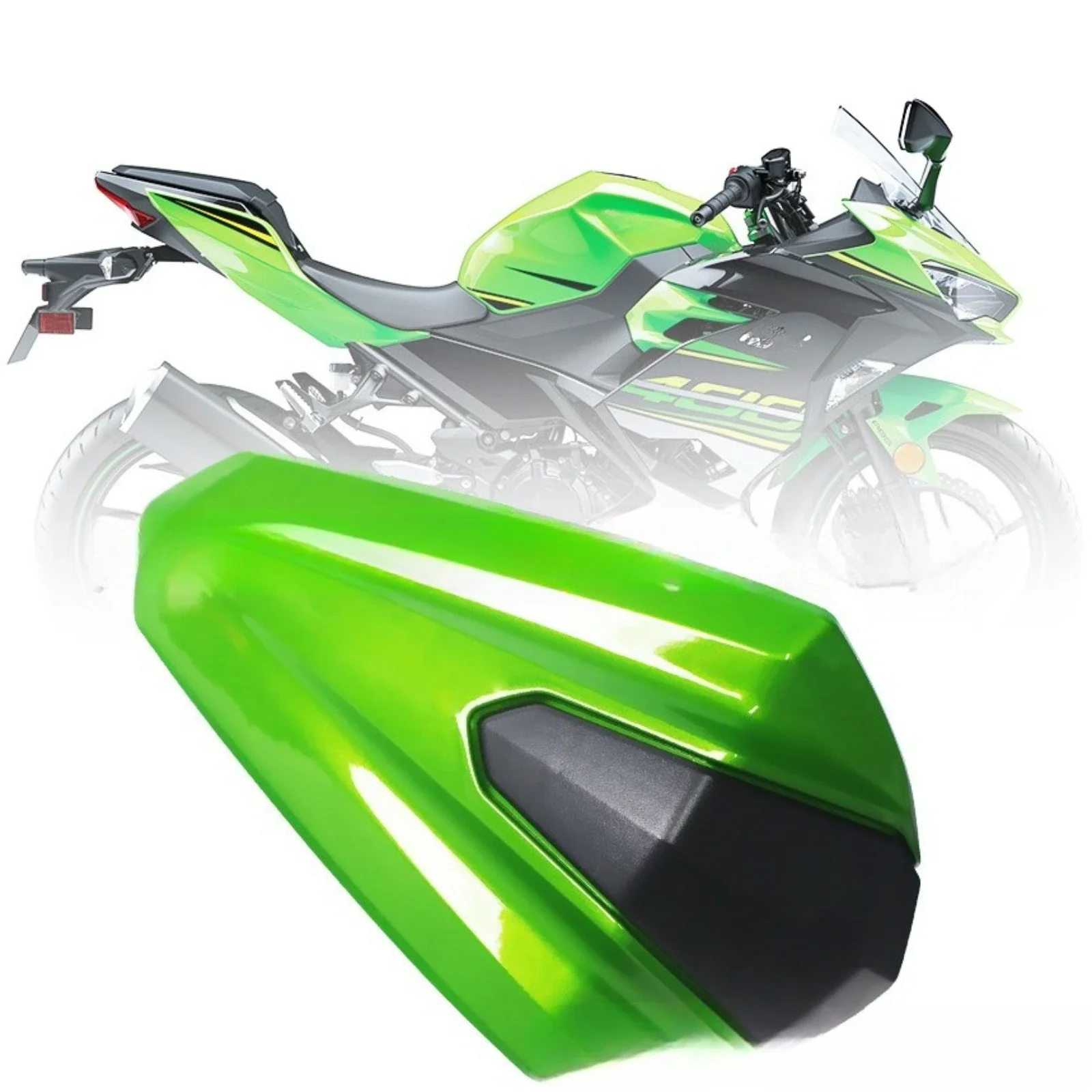 

Motorcycle Rear Seat Cover Cowl Solo Seat Cowl Rear For Kawasaki Ninja 400 Z400 2018-2021 2022 2023 For Ninja400 Z 400 ABS/KRT