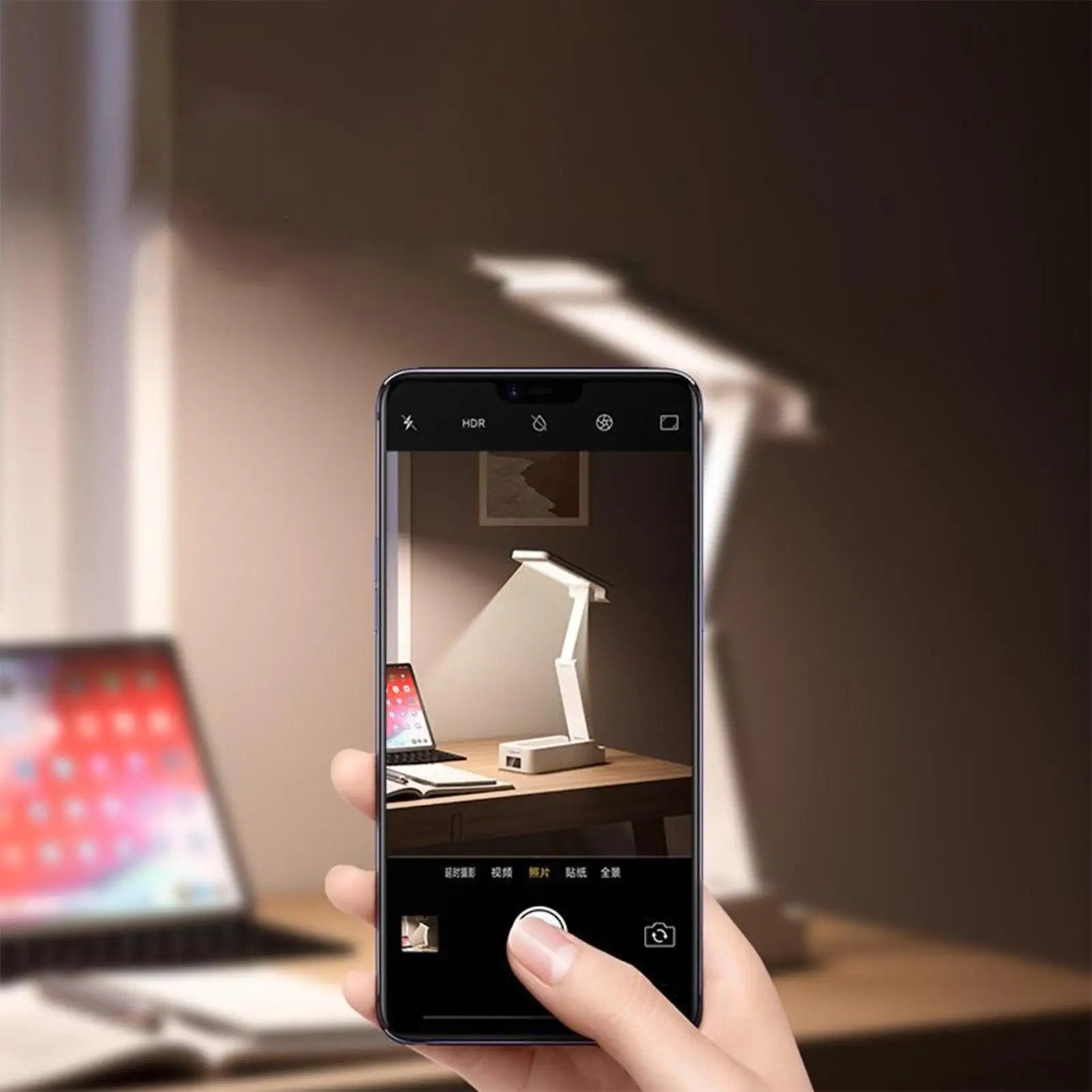 Desk Lamp Folding Modern Table Lamp Night Light 3 Levels Dimmable Rechargeable Eye Protection Reading Lighting For Living Room