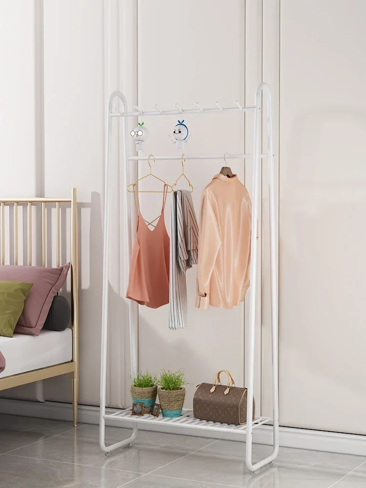 Floor-to-ceiling coat racks, bedrooms, home rooms, simple hanging clothes racks, indoor entrances, wrought iron storage, st