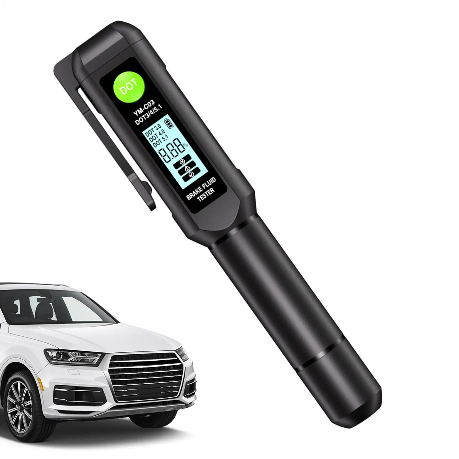 

Тестер влажности тормозной жидкости, автомобильные сменные датчики уровня, зуммер, цифровой дисплей, точный детектор для обслуживания