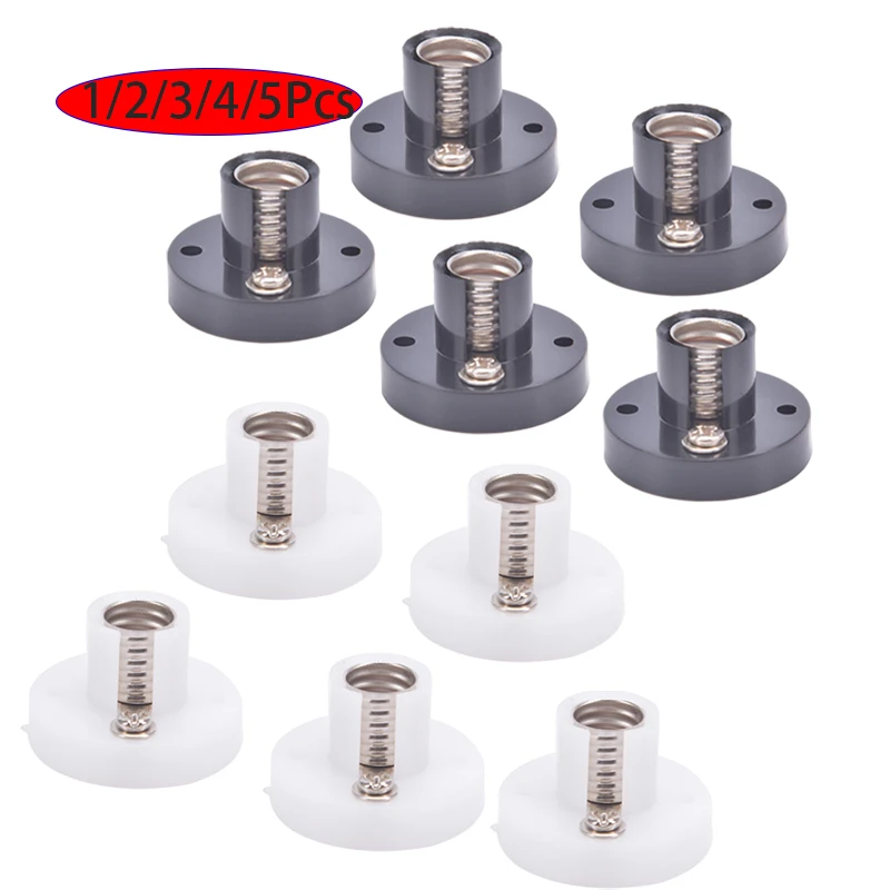 1/2/3/4/5PCS E10 Screw Holder DIY Flat Lamp Bases Physics Electric Beads Testing Parts