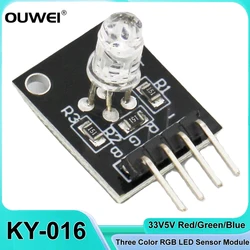 KY-016 Smart Electronics FZ0455 4pin RGB Module Three Color 3 Color RGB LED Sensor Module for Arduino DIY Starter Kit KY016