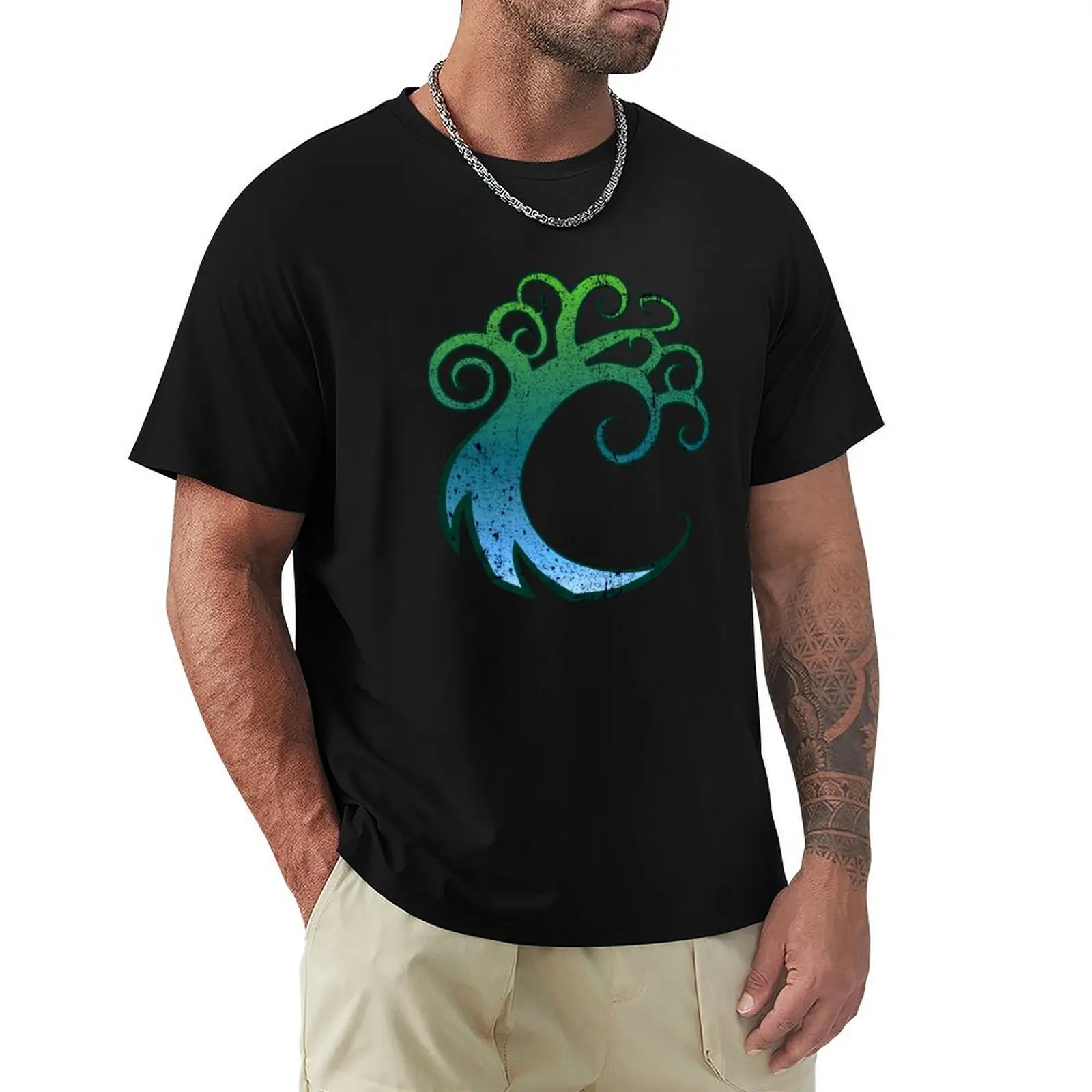Simic-Combine-Crest T-Shirt Long Lasting Casual T-Shirt