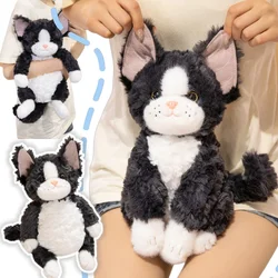 Cute Devon Rex Plush Toy Stuffed Curly Hair Fat Belly Puppy Plushie Adorable Doll Toys for Kids Birthday