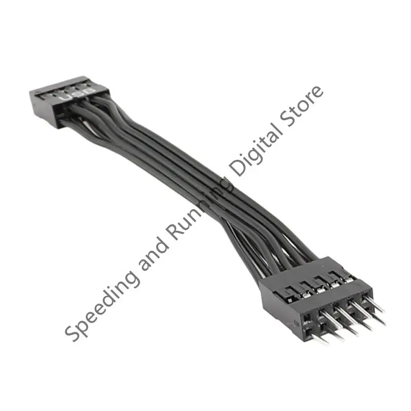 10CM 9Pin USB2.0 Extension Cable USB 2.0 9-Pin male to Female Male to Female Multiplier Extension Cord Wire 9Pin Data Cable