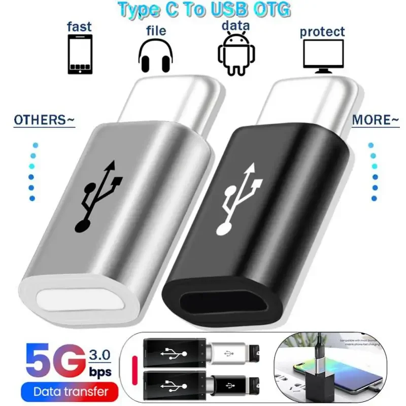 Micro USB To Type-C Adapter Mobile Phone Adapter Microusb Connector for Huawei Xiaomi Samsung Galaxy A7 Adapter USB TypeC