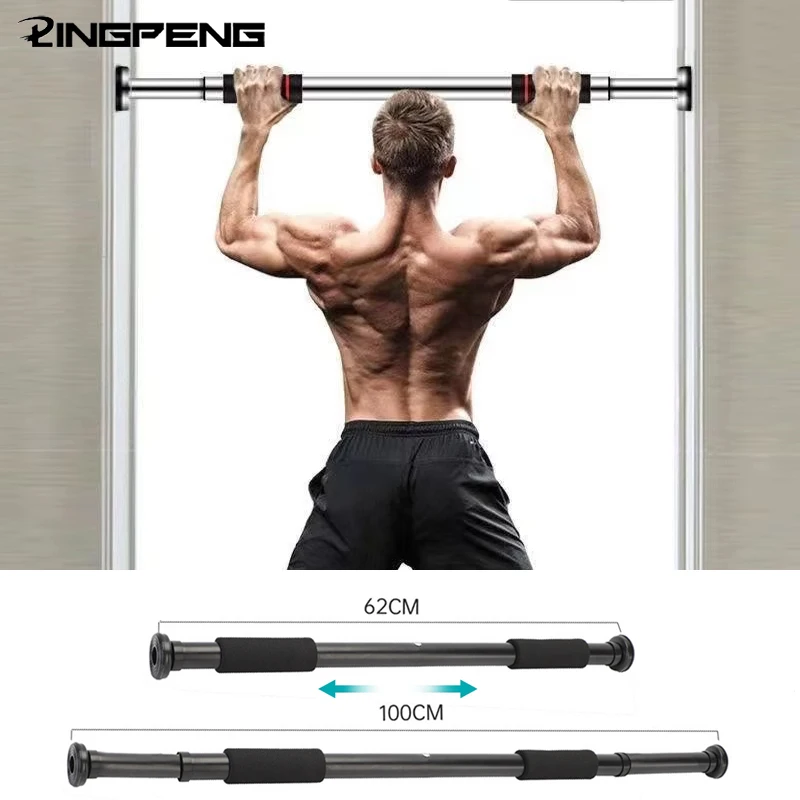 Door Horizontal Bar Home Indoor Wall Punch-Free Pull-Up Rack Door Frame Pull-Up Device Home Single and Parallel Bars