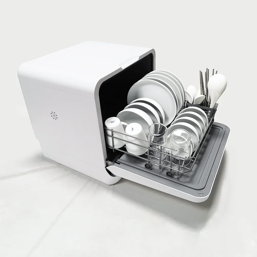 new design desktop free installation portable dishwasher