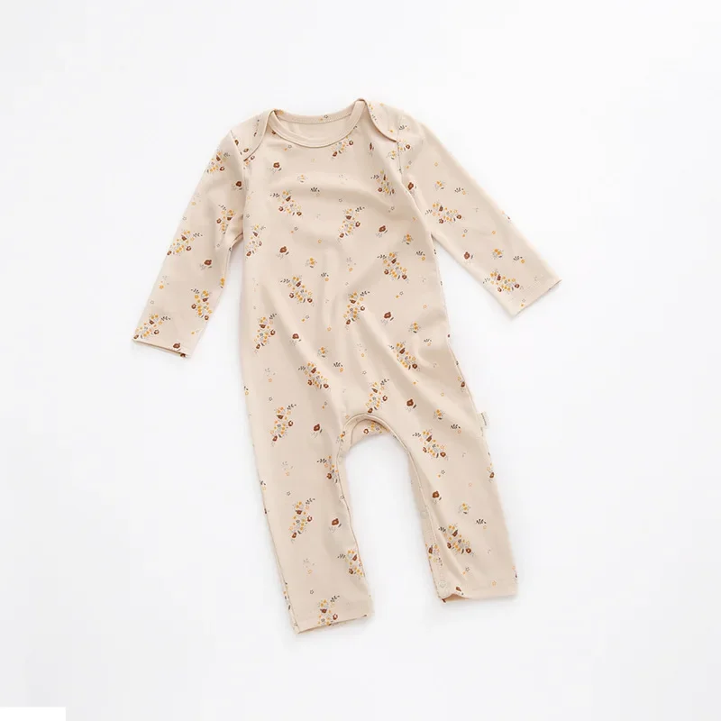 0-24M Newborn Kid baby Boys Girls Clothes Spring Print Romper Cute Sweet Cotton Jumpsuit Long Sleeve Cotton Fall Baby Outfit