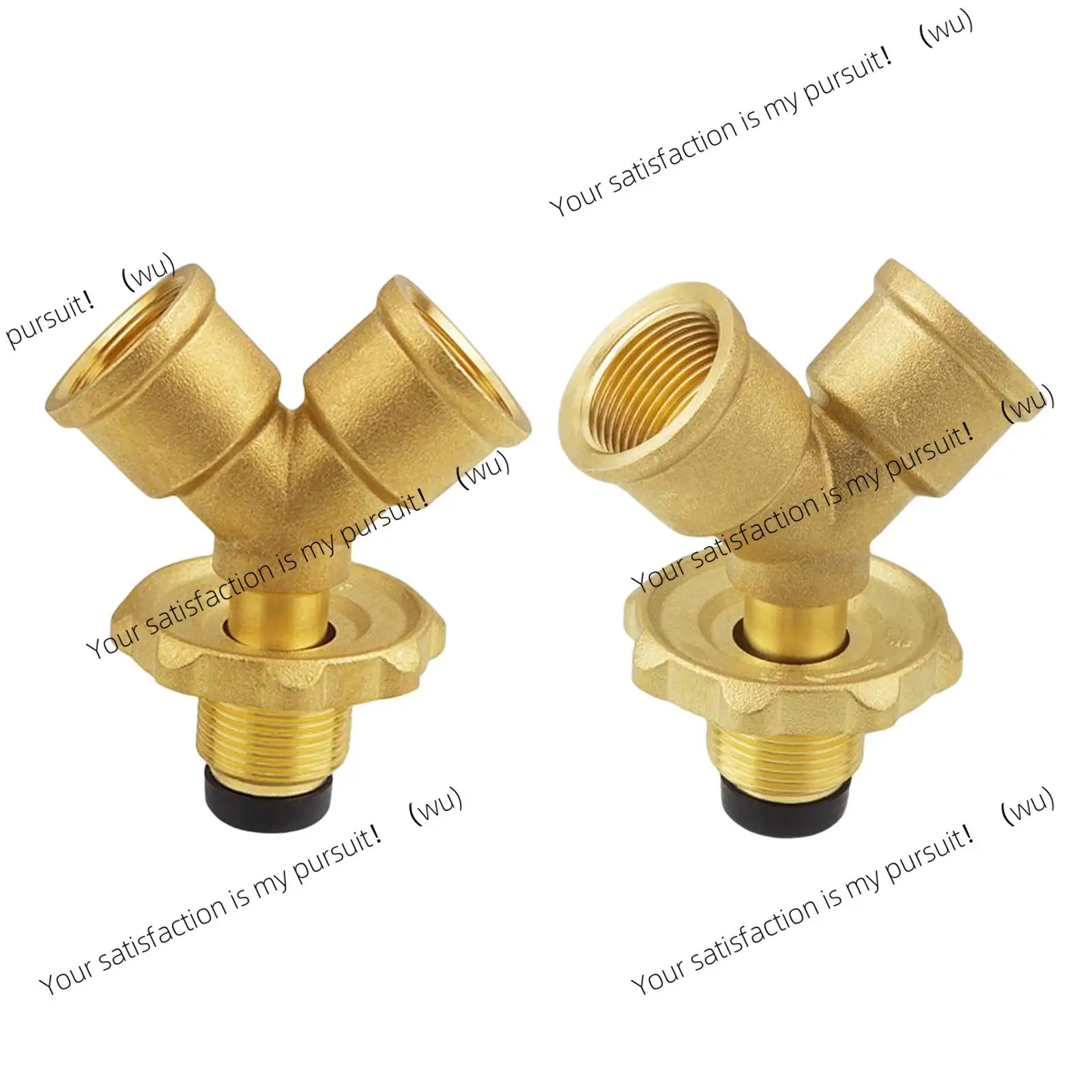 Propane Gas Splitter for Propane Tank Dual Hose Propane Hose Adapter for BBQ
