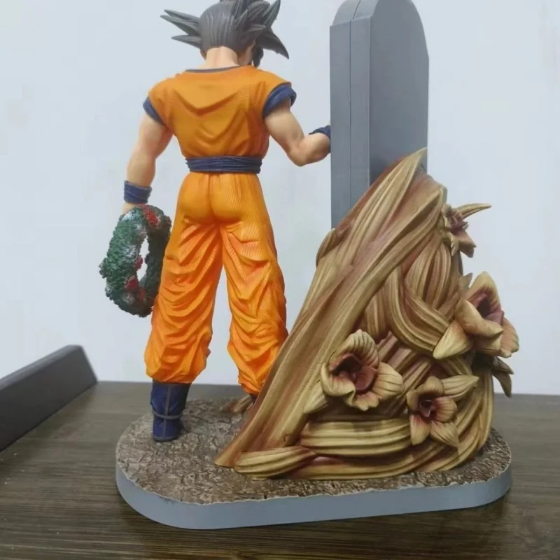 Dragon Ball Figure Son Goku Anime Figure Akira Toriyama Action Figures Tombstone Pvc Model Desktop Collection Toy Birthday Gifts