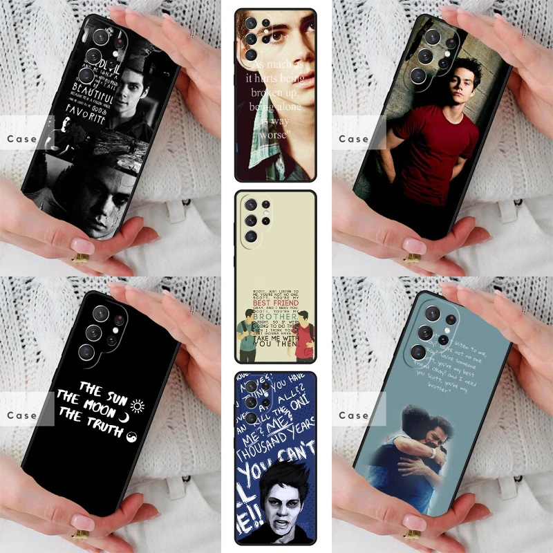 Dylan O'Brien Teen Wolf quotes TPU Phone Case for Samsung Galaxy S26 S25 S24 S23 S22 S21 S20 Note10 Plus FE Ultra Cover